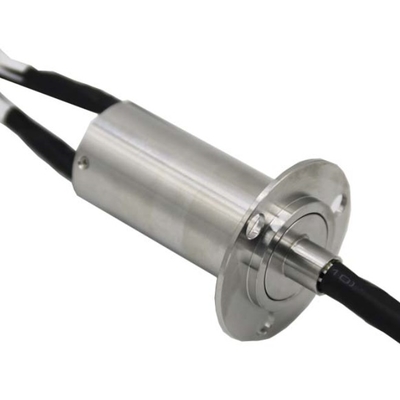 Aluminum Shell Small Size Conductive Slip Ring Gold Plated Contacts 80VDC 1A