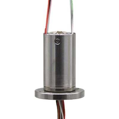 Custom Metal Structure High Speed Slip Ring Gold To Gold Contacts Low Noise