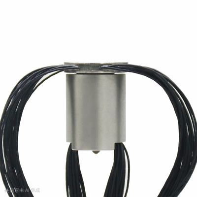 High Speed Rotary Join Conductive Slip Ring Ultra Small Size IP51 Grade Customized