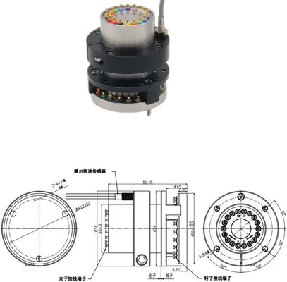 High Speed Miniature Slip Ring 5000 RPM with Long Working Life for CNC Machine Tools