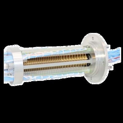 Precision Through Hole Slip Ring 6 Circuits 1A Signal & Power Transmission for Packaging Machinery