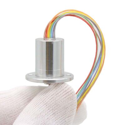 Miniature Capsule Slip Ring 6 Circuit Ultra Compact Rotary Connector for CCTV Camera Drone Use