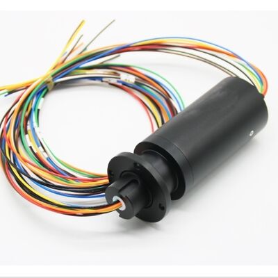 Multi-Circuit Slip Ring Electrical Rotary Joint 6 Channels for 360° Rotating Systems