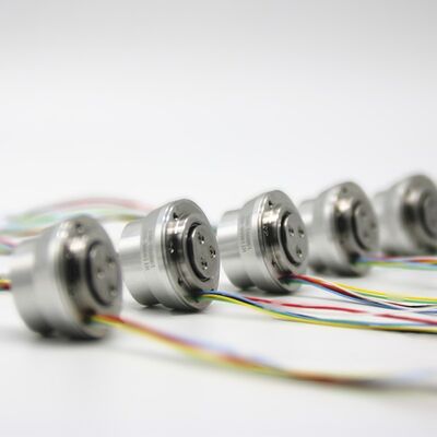 Gold Contact Mini Slip Ring 6 Circuit 1A Rotary Connector for Low Noise Signal Transmission