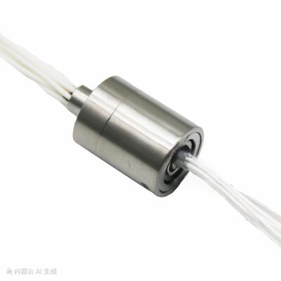 8 Circuit 1A Through Hole Mini Slip Ring Rotary Connector for Automation Systems