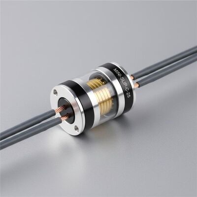 SP025 High Speed Slip Ring 28 Channels 18000 RPM Gold-Gold Contact IP65 for Aerospace Engine Testing Equipment