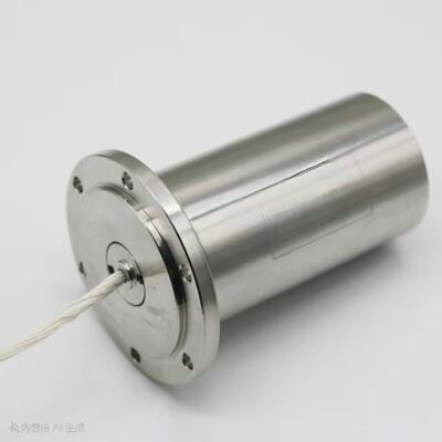 Long Life Semiconductor Wafer Slip Ring 18 Circuits 10000 RPM Gold Contact 304 Stainless Steel