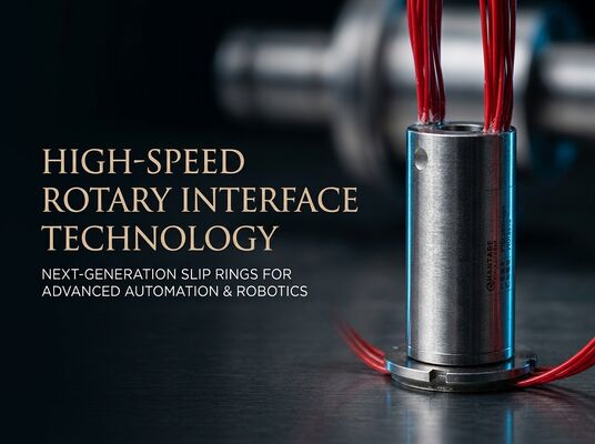 25000 RPM Miniature High Speed Slip Ring 22mm Diameter Gold Contacts for Dental Handpiece Units