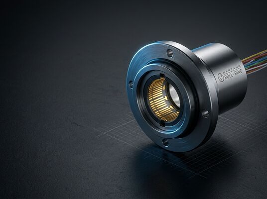 25000 RPM Miniature High Speed Slip Ring 22mm Diameter Gold Contacts for Dental Handpiece Units